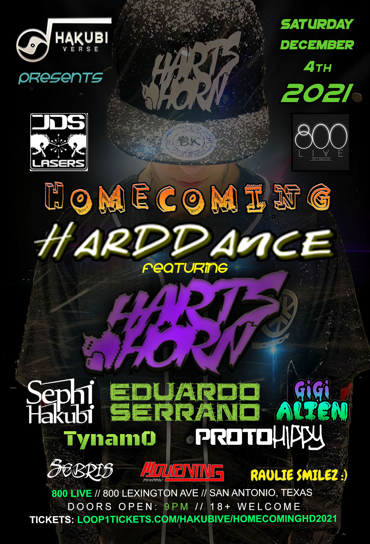 Homecoming HardDance 2021 Official Flyer